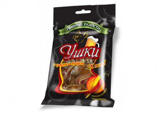 Гренки: Уши свиные с красным перцем 