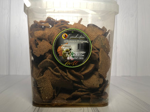 Картофель «Бруто» со вкусом васаби 70 гр.: Ведро Ржаные гренки с малосольным огурчиком