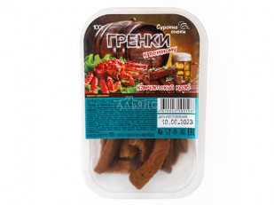 Кальмар кольца (ПУТИНА): Сурские гренки Камчатский краб (100 гр)