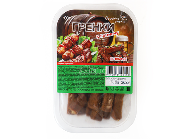 Сурские гренки Шашлык (100 гр) в Подольске
