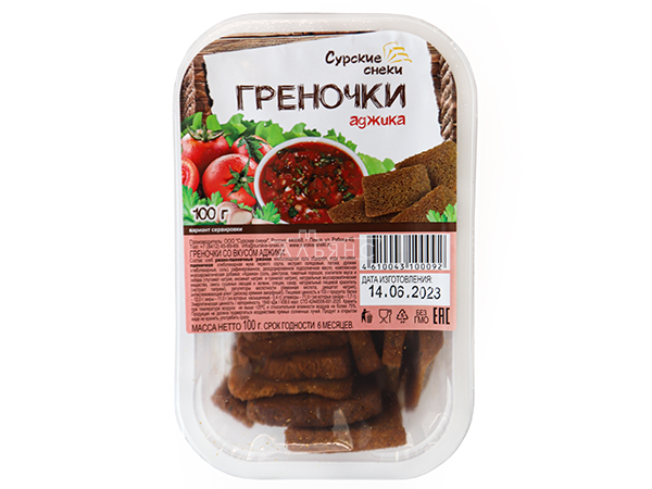 Сурские гренки с Аджикой (100 гр) в Подольске