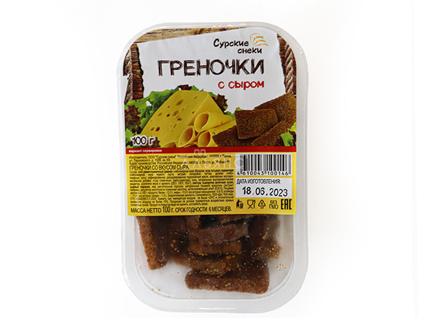 Сурские гренки со вкусом Сыра (100 гр) в Подольске