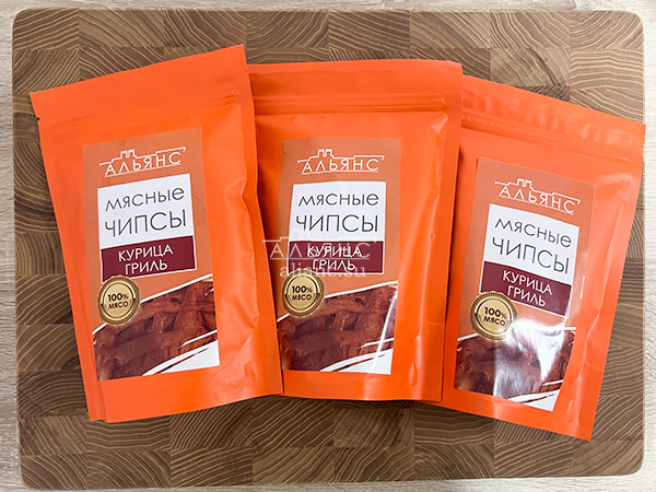 Мясо (АЛЬЯНС) вяленое курица "Гриль" 50 гр. в Подольске