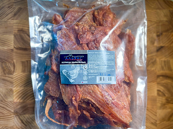 Мясо (АЛЬЯНС) вяленое курица 500гр "С халапеньо" в Подольске