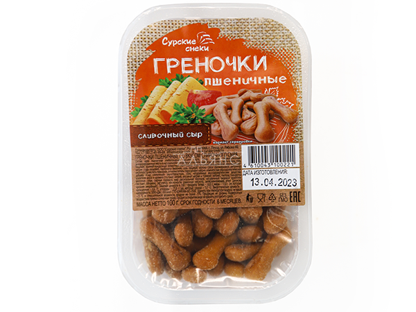 Сурские (ПШЕНИЧНЫЕ) Сливочный сыр (100 гр) в Подольске
