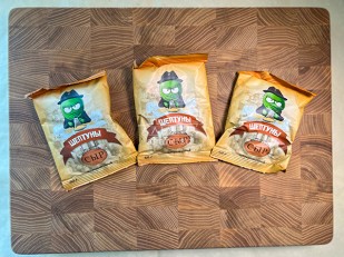 Корюшка х/к (крупная): Горох жареный со вкусом СЫРА 