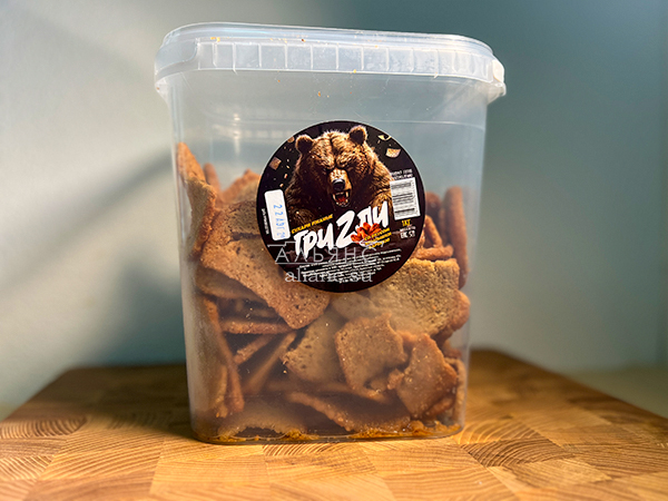 Ведро Ржаные гренки со вкусом Крылышки Барбекю (1 кг) в Подольске