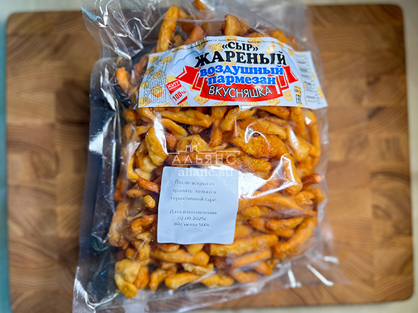 Жареный сыр "ВКУСНЯШКА" со вкусом пармезан (500 гр) в Подольске