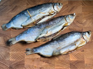 Фрайчизы классические сырные (100 гр.): Пелядь вяленая крупная потрошеная