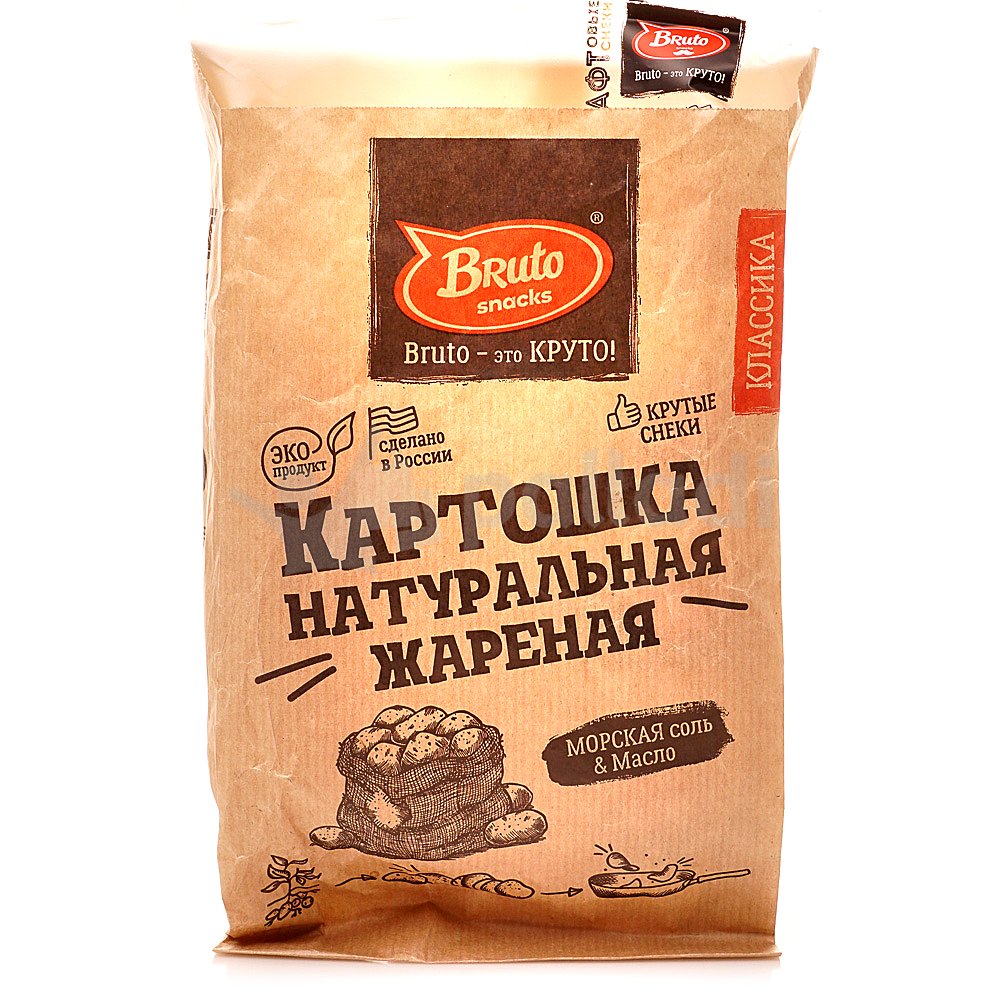 Картофель «Бруто» с солью 70 гр. в Подольске