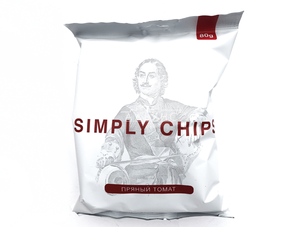 Картофельные чипсы "Simple chips" Пряный томат 80 гр. в Подольске